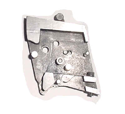 Ed Yost Single Shot Schuetzen Rifle cut-away breech block