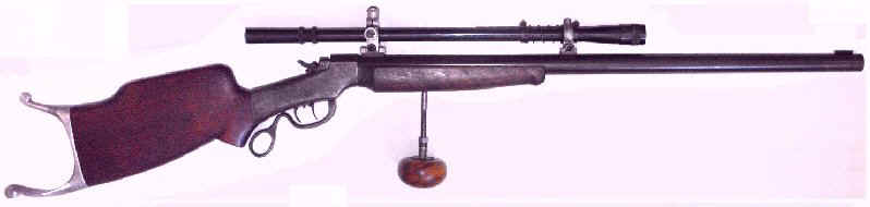 William ( Bill ) Staege Custom Marlin Ballard Schuetzen rifle